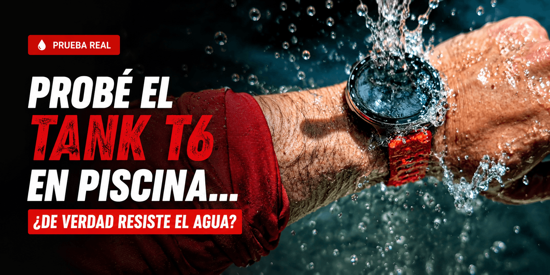 Prueba del Tank T6 en el agua