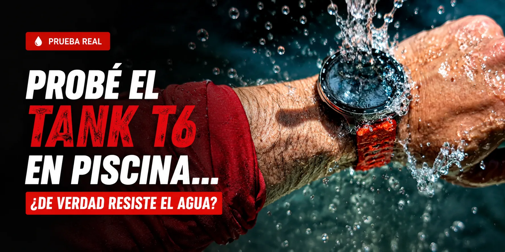 Prueba del Tank T6 en el agua