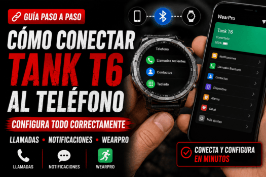 Cómo Conectar el Tank T6 Paso a Paso (WearPro) | Guía Completa